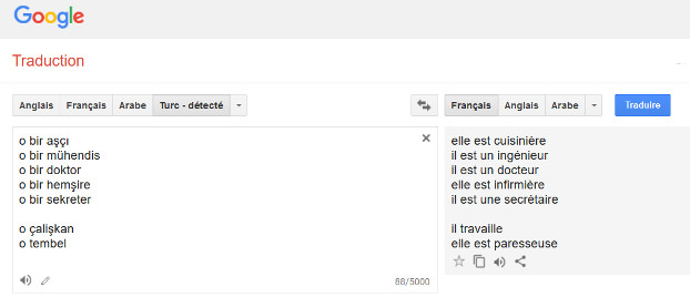 comme des garcons in english google translate